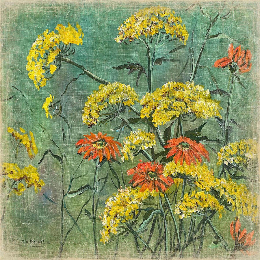 FLEURS DES DUNES BRETONNES (120x120cm)